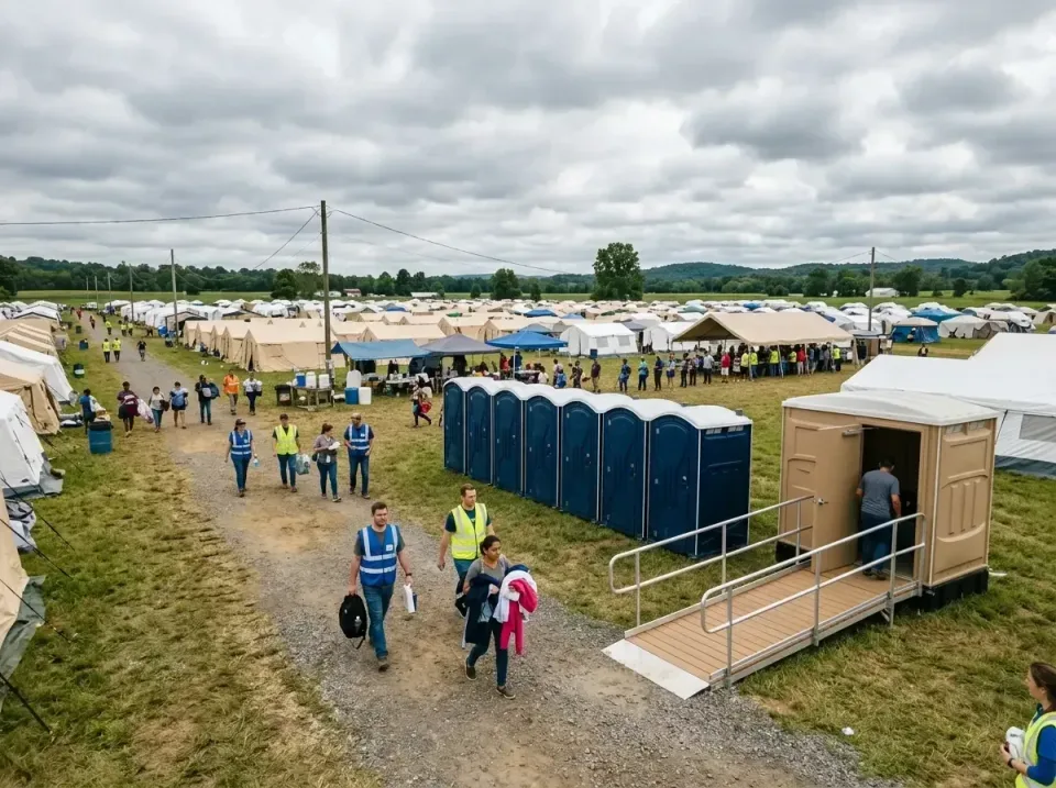 disaster-relief-camp-restrooms-010 — frequently asked questions, Dumpster & Portable Bathrooms Rental in Ridgetop, TN